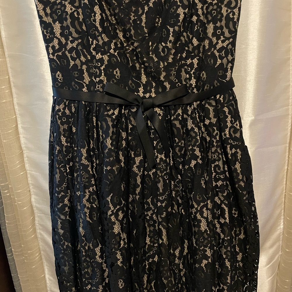 Robert Rodriguez Black Strapless Lace Dress New w/Tags